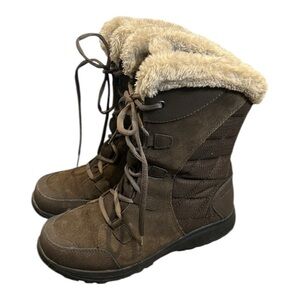 Columbia Women's Ice Maiden II Winter Snow Boots Brown Size 7.5